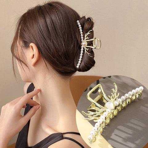 Rhinestone Metal Hair Claw