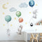 Flying Rabbits Wall Stickers