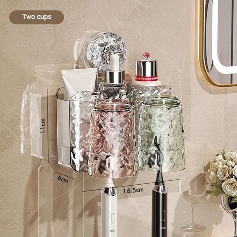 Bathroom Toothbrush Cup Rack