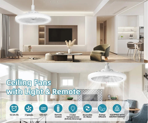 Ceiling Fan with LED Light