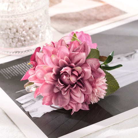 40 Styles Plush Synthetic Fabric Flower Hair Claw