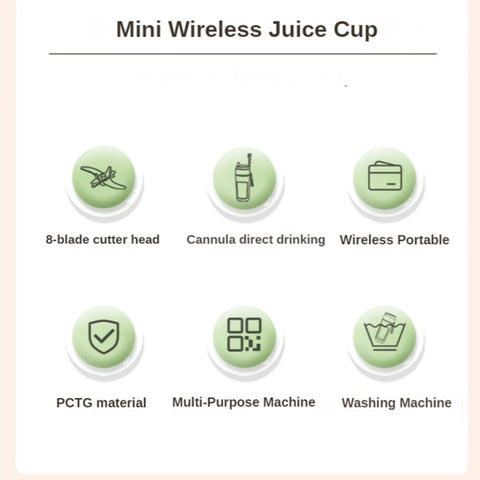 Portable Blender Fruit Mixer Cup