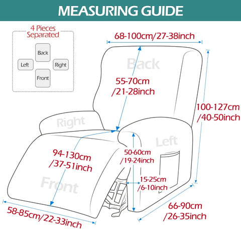 1 Seater Recliner Sofa Cover