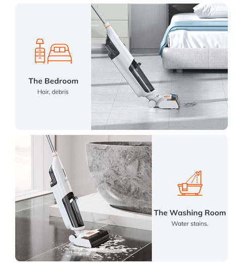 Cordless Wet Dry Self-Cleaning Smart Vacuum Mop Cleaner