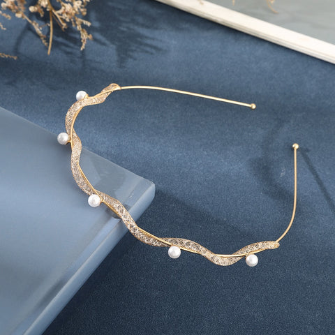 Metal Gold Silver Headband