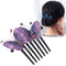 Exquisite Colorful Butterfly Hair Comb Pin