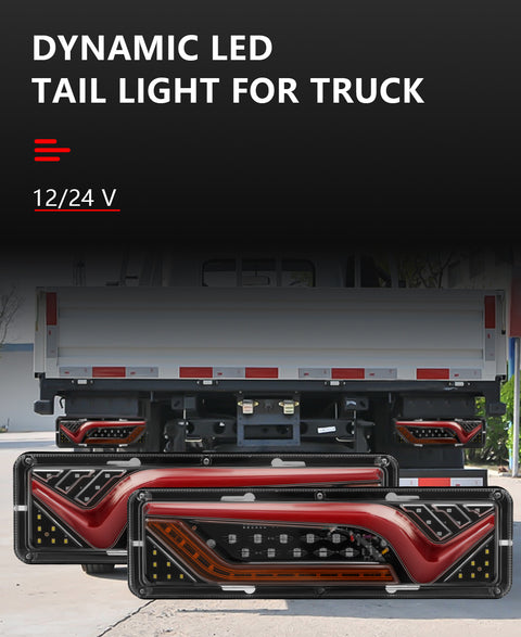 2Pcs Car Tail LED Light