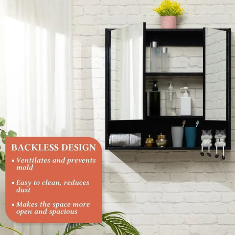 Wall Storage Cabinet Mirror