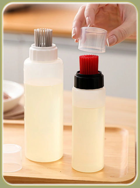 Kitchen Silicone Brush Oil Bottle