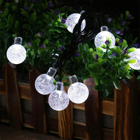 LED Solar String Lights
