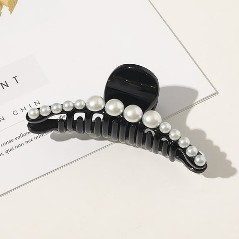 Pearls Hair Claw Clip