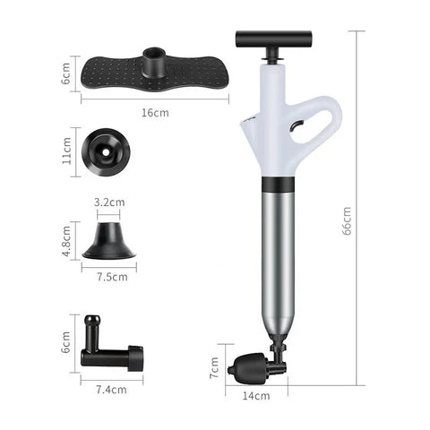 Stainless Steel Toilet Plunger