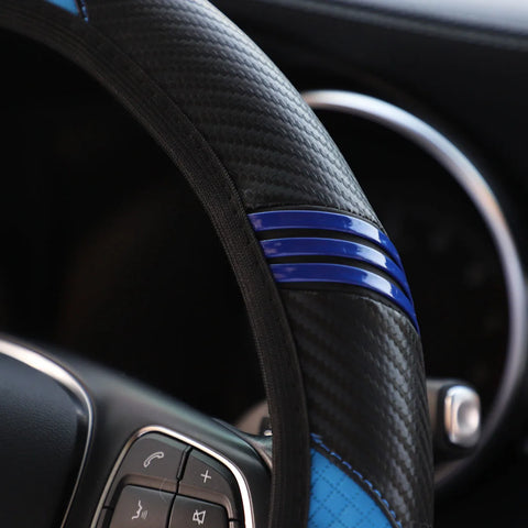 PU Leather Steering Wheel Cover