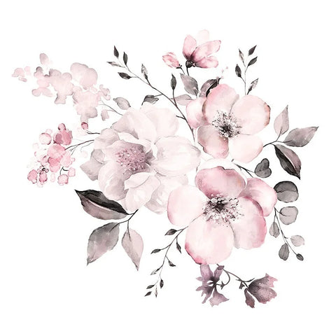 Pink Flower Wall Sticker