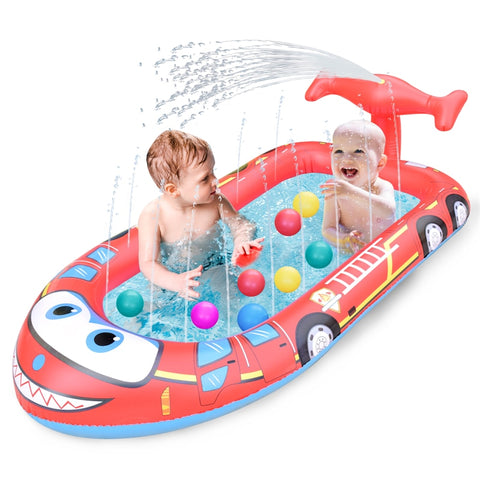 Inflatable Kiddie Sprinkler Swimming Pool