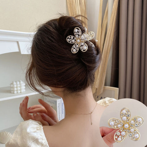 Rhinestone Metal Hair Claw