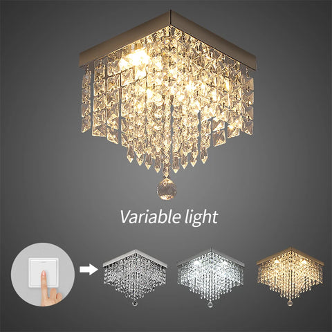 AstraGlow Crystal Chandelier