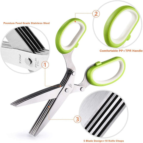 Multi-Layer Kitchen Scissors