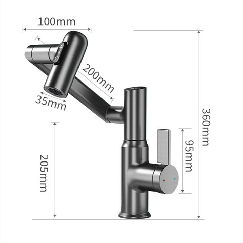Digital Display 360 Rotation Faucet