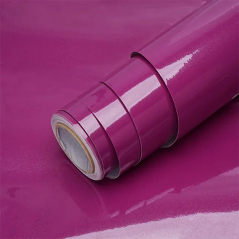 30 Colors PVC Self Adhesive DIY Wallpaper