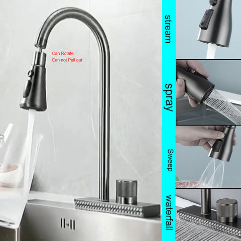 Waterfall Sink Faucet Water Tap