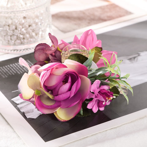 40 Styles Plush Synthetic Fabric Flower Hair Claw