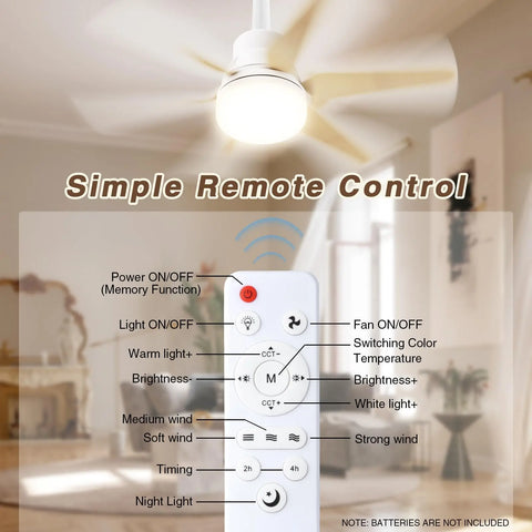 SoffittoGlow E27 Fan Light