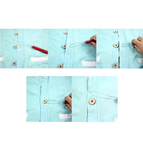 Clothes Button Puller Assist Hook