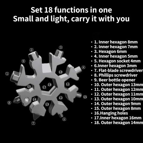 Snowflake Wrench Tool Kit