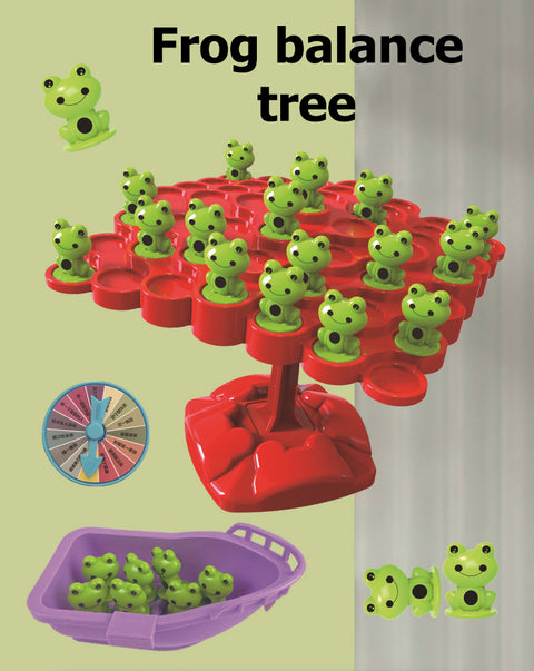 Hoppy Adventures: The Fun Frog Balance Tree Board Game