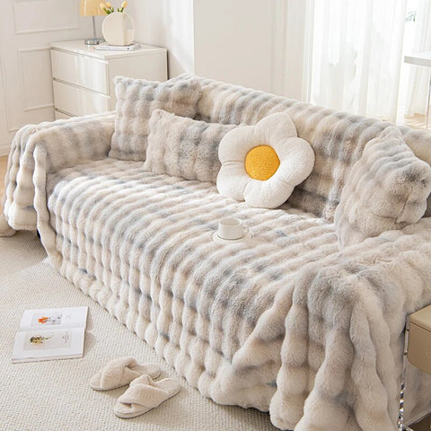 Modern Luxury Plush Sofa Cover