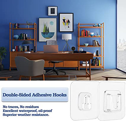 Double-Sided Adhesive Wall Hooks