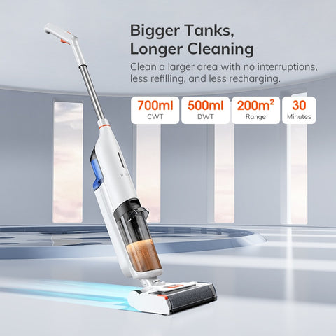 Cordless Wet Dry Self-Cleaning Smart Vacuum Mop Cleaner