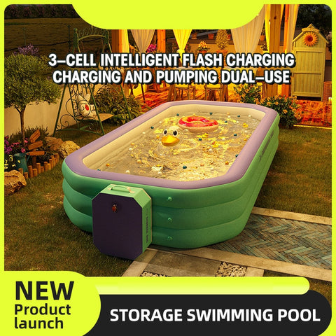 2.1M/2.6M/ 3M Inflatable Large Swimming Pool