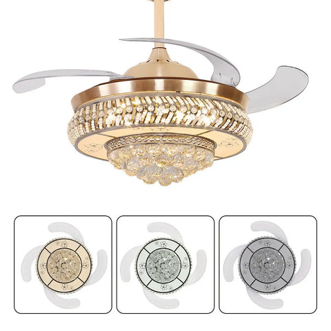 Krysolis Crystal Ceiling Fan