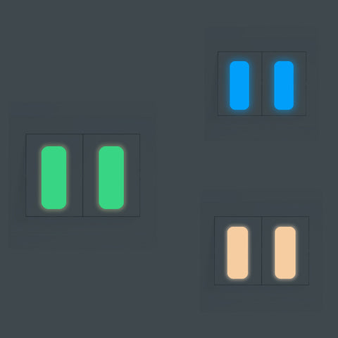 10PCS Luminous Light Switch Glow Stickers