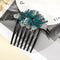 Rhinestone Flower Hair Comb