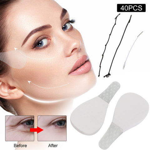 40Pcs/Set Lift Up Invisible Facial Tape