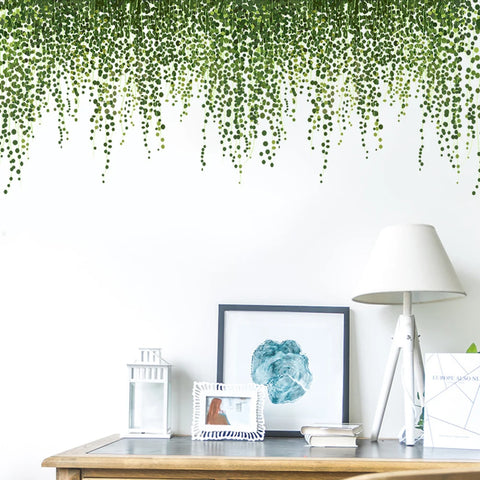 Green Leaves Wall Sticker