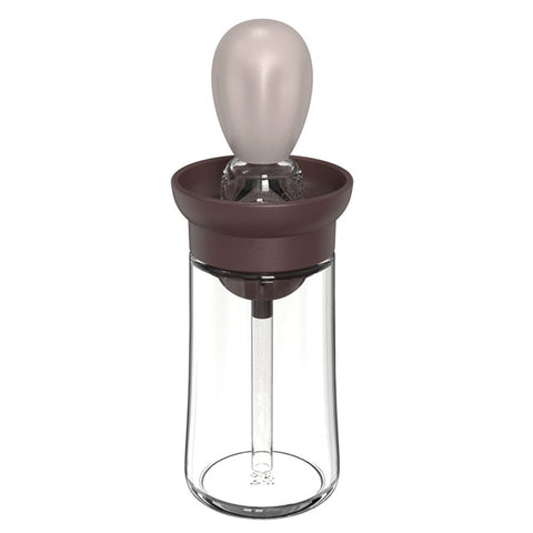 2-in-1 Kitchen Silicone Brush Oil Bottle