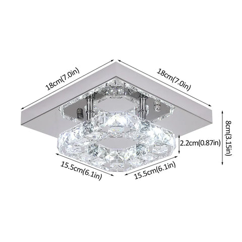 AstraGlow Crystal Chandelier