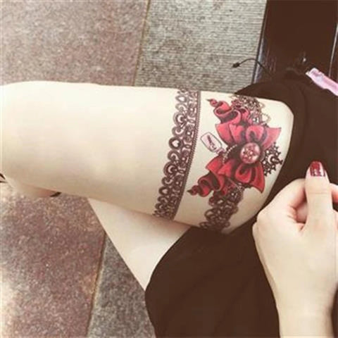 Sexy Lace Design Temporary Tattoo Stickers