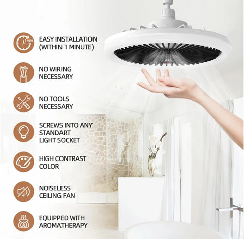 Ceiling Fan with LED Light