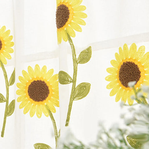 Sunflower Half Curtain