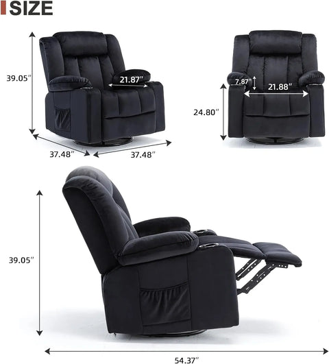 Massage Rocking Recliner Chair
