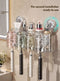 Bathroom Toothbrush Cup Rack