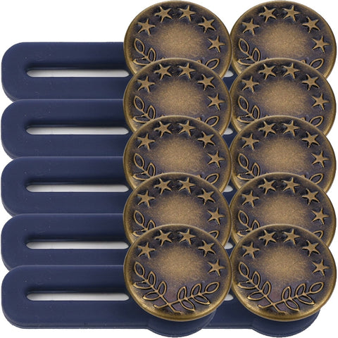 5/10PCS Metal Waist Button Extender