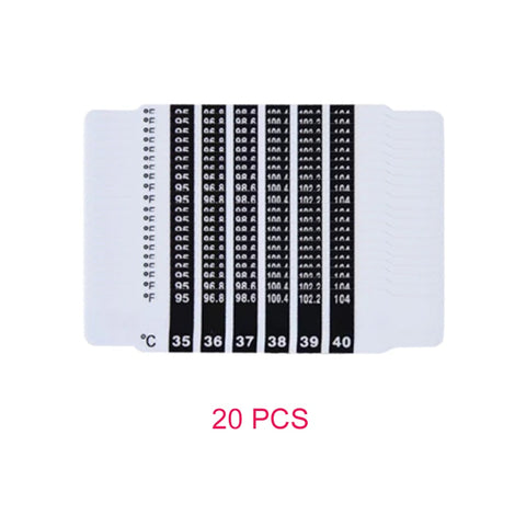 10/20PCS Thermometer Sticker Strip