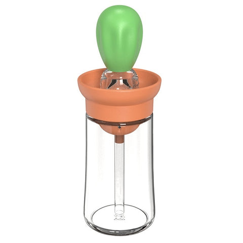 2-in-1 Kitchen Silicone Brush Oil Bottle