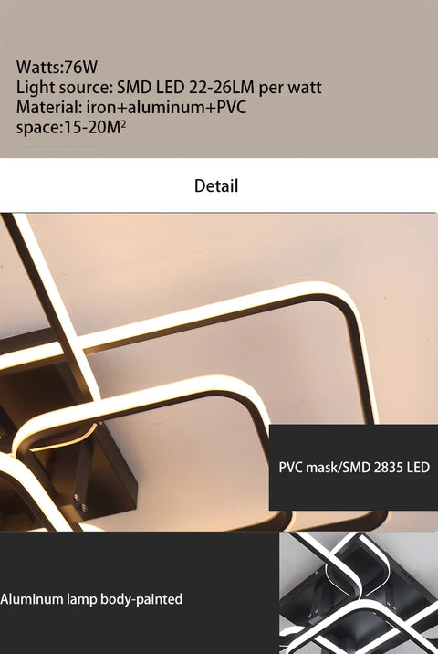 Opulentis Modern Led Chandelier
